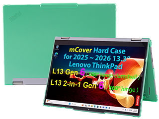 mCover Hard Shell case for 13-inch Lenovo ThinkPad L13 2-in-1 G6