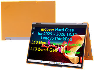 mCover Hard Shell case for 13-inch Lenovo ThinkPad L13 2-in-1 G6