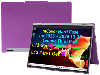 mCover Hard Shell case for 13-inch Lenovo ThinkPad L13 2-in-1 G6