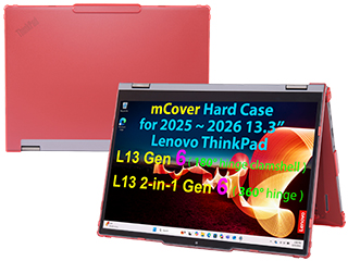 mCover Hard Shell case for 13-inch Lenovo ThinkPad L13 2-in-1 G6