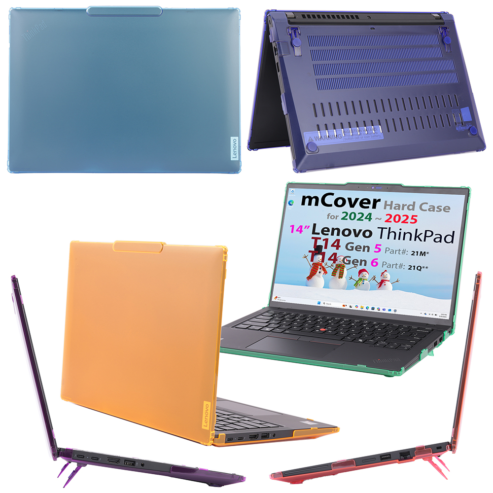 mCover Hard Shell case for 14-inch Lenovo ThinkPad T14 Gen 5 / 6 series