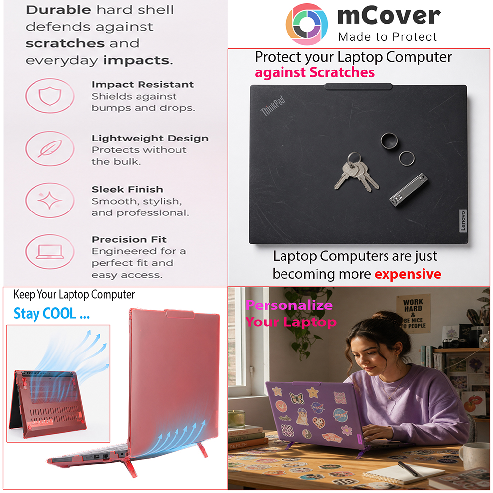mCover Hard Shell case for 14-inch Lenovo ThinkPad T14 Gen 5 / 6 series