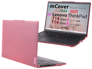 mCover Hard Shell case for 14-inch Lenovo ThinkPad T14 Gen 5 / 6 series