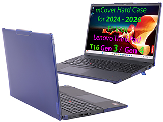 mCover Hard Shell case for 16-inch Lenovo ThinkPad T16 G3 G4 Windows PC