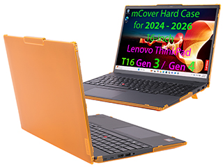 mCover Hard Shell case for 16-inch Lenovo ThinkPad T16 G3 G4 Windows PC