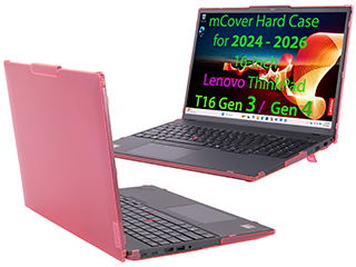 mCover Hard Shell case for 16-inch Lenovo ThinkPad T16 G3 G4 Windows PC
