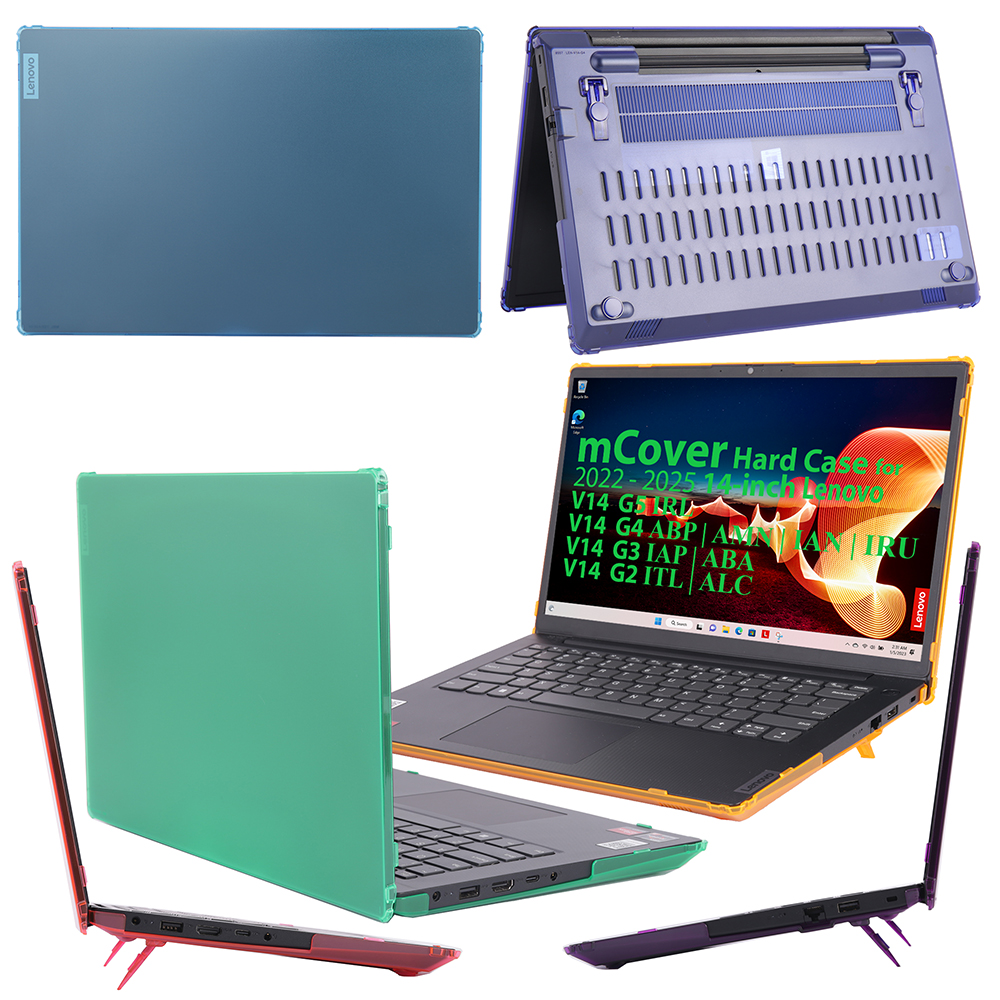 mCover Hard Shell case for 14-inch Lenovo V14 G2 G3 G4 G5 series Windows Laptop