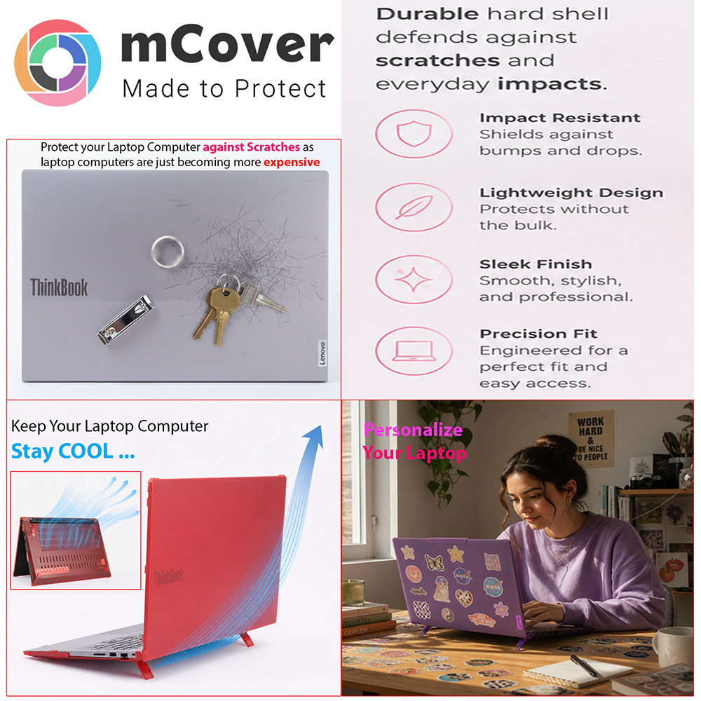 mCover Hard Shell case for 16-inch Lenovo ThinkBook 16 G6 G7 series