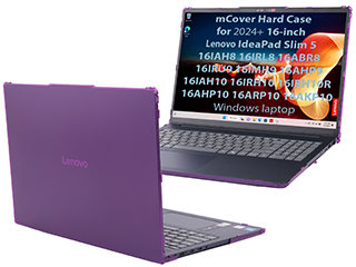 mCover Hard Shell case for 16-inch Lenovo Ideapad Slim 5 16AHP10 16ARP10 16IRH10 16IRU9 series Windows Laptop
