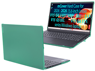 mCover Hard Shell case for 15.6-inch Lenovo V15 G4 G5 G6 series Windows Laptop