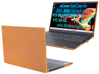 mCover Hard Shell case for 15.6-inch Lenovo V15 G4 G5 G6 series Windows Laptop