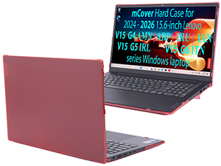 mCover Hard Shell case for 15.6-inch Lenovo V15 G4 G5 G6 series Windows Laptop