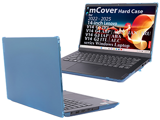 mCover Hard Shell case for 14-inch Lenovo V14 G2 G3 G4 G5 series Windows Laptop