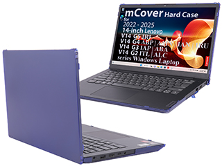 mCover Hard Shell case for 14-inch Lenovo V14 G2 G3 G4 G5 series Windows Laptop