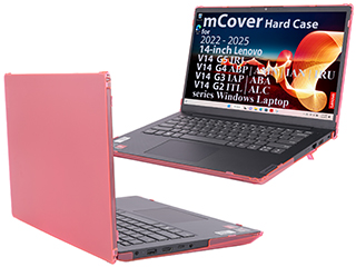mCover Hard Shell case for 14-inch Lenovo V14 G2 G3 G4 G5 series Windows Laptop