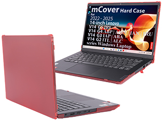 mCover Hard Shell case for 14-inch Lenovo V14 G2 G3 G4 G5 series Windows Laptop