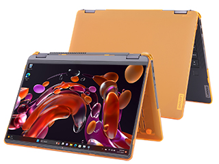 MCover Custodia In Policarbonato Per Lenovo IP Flex 5 Chrome 14IAU7 (Plus) 14" 2022-2025 – Rosso (Modello Specifico)