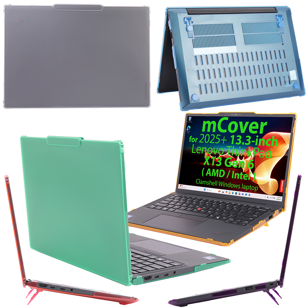 mCover case for 13-inch Lenovo ThinkPad X13 Gen 6 Windows Laptop PC