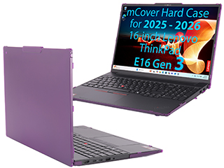 mCover Hard Shell case for 16-inch Lenovo ThinkPad E16 G3 Windows PC