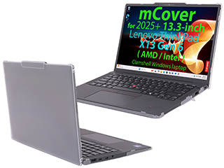 mCover case for 13-inch Lenovo ThinkPad X13 Gen 6 Windows Laptop PC