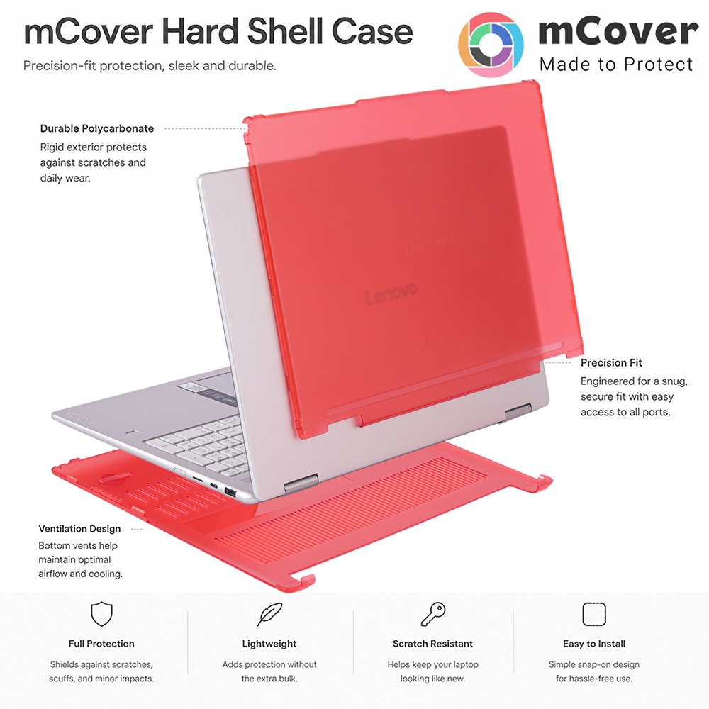 mCover case for Lenovo Yoga 7 2-in-1 16AKP10 16AGP11 16ILL10 16IPH11 series 16-inch Windows Laptops