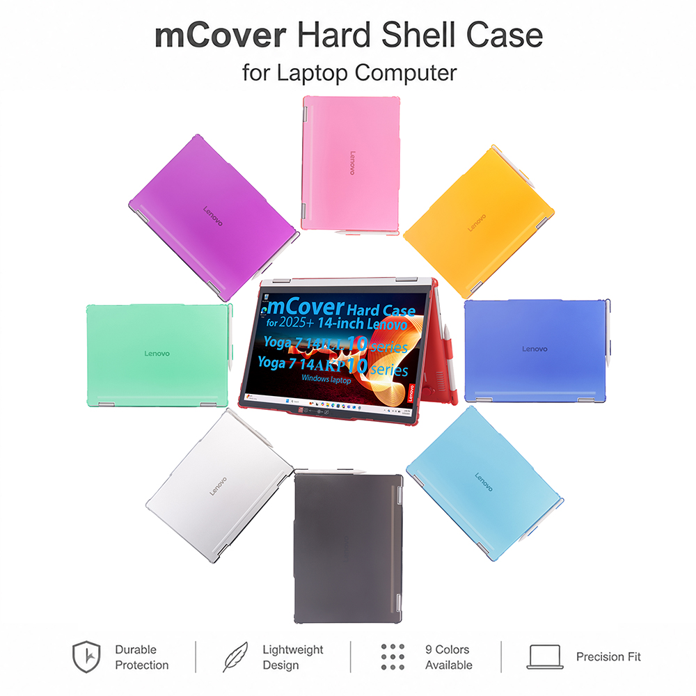 mCover case for 14-inch Lenovo Yoga 7 14ILL10 14AKP10 series 2-in-1 Windows laptop