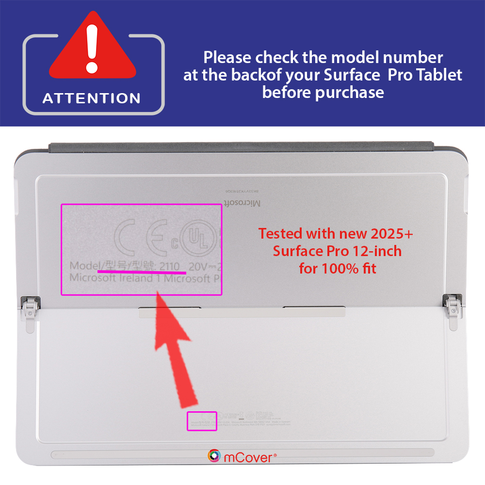 mCover Hard Case for Microsoft Surface Pro tablet 12-inch released after May 2025mCover Hard Case for Microsoft Surface Pro tablet 12-inch released after May 2025mCover Hard Case for Microsoft Surface Pro tablet 12-inch released after May 2025